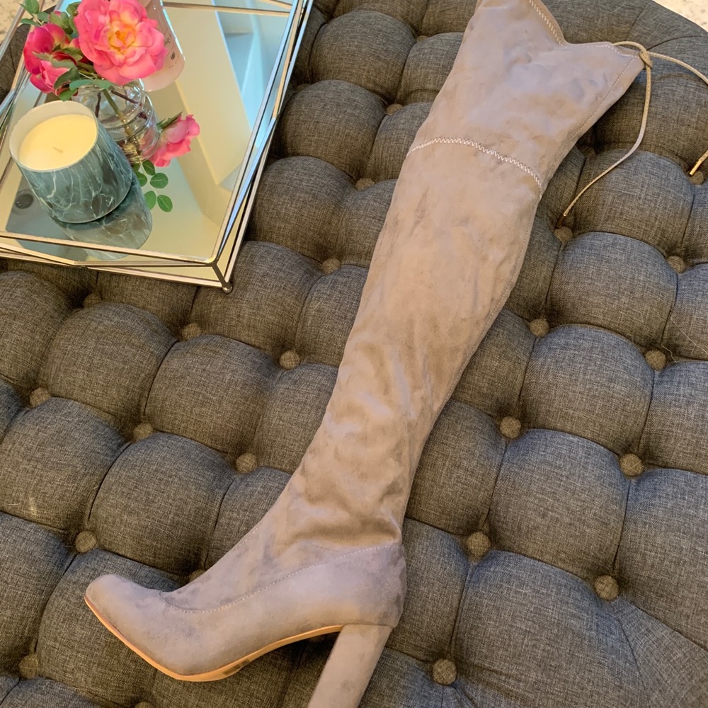 Never worn! Over the knee boots